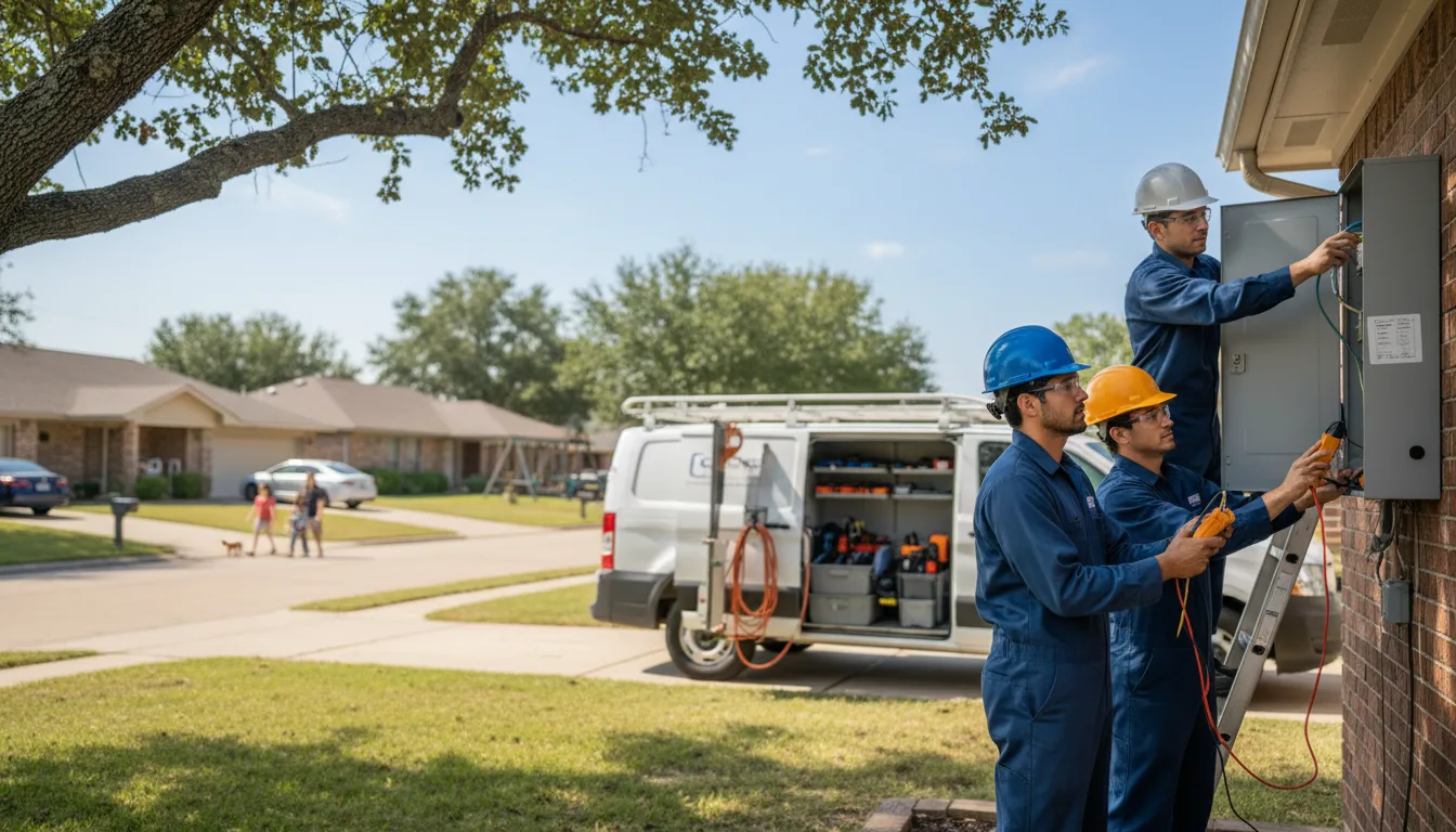 Certified electrician providing emergency electrical services in Maple Heights, OH